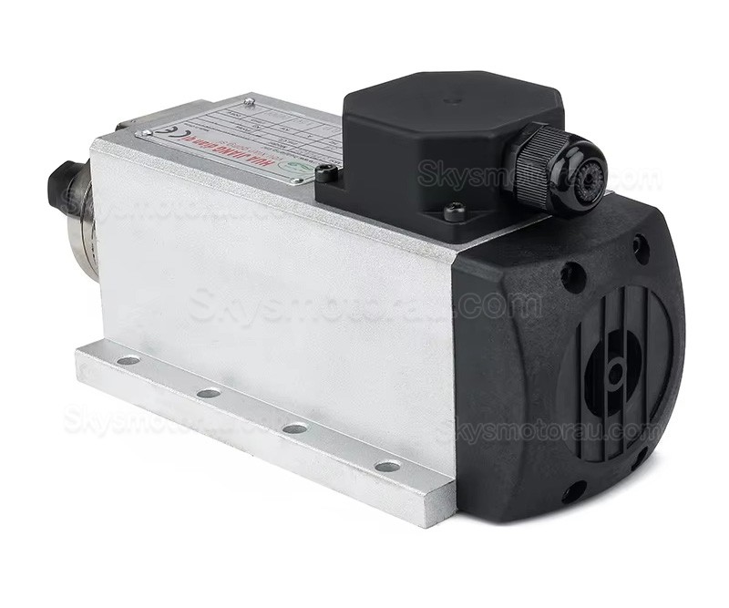 1.5kW Air Cooled CNC Spindle Motor Huajiang-1.5KW ER11/ER16 Collet 110V/220V 24000RPM 400Hz with Aviation Plug